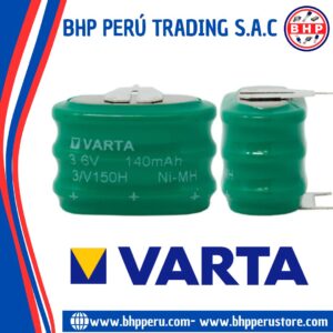 3/V150H VARTA BATERÍA RECARGABLE NI-MH 3PINES 3.6V - 140MAH
