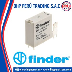 45.71.7.024.0310 FINDER RELAY ELECTROMAGNÉTICO SPST-NO 24VDC. 16A/250VCA. 6-PINES