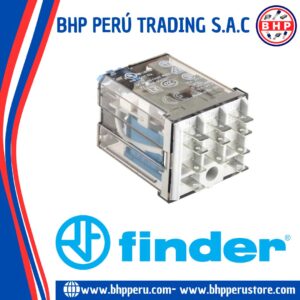 62.33.9.024.0040 FINDER RELAY 3PST-NO COIL: 24VDC 16A/250VAC. 11 PINES – RELES