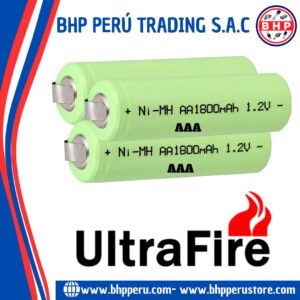 AAA1.2V1800MA ULTRAFIRE BATERÍA NI-MH RECARGABLE 1.2V – 1800MA / AAA – BATERÍAS