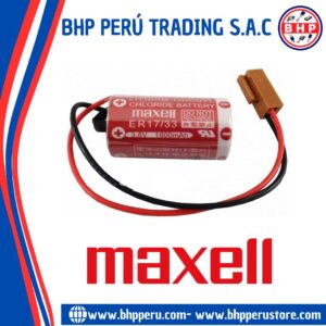 ER17/33 MAXELL BATERÍA LITHIUM CON CONECTOR 3.6V 1600MAH – BATERÍAS