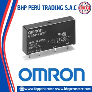 G3M-203P-UTU-1 OMRON RELAY SSR 3A ENTRADA: 12VDC CARGA: 240VAC, PCB
