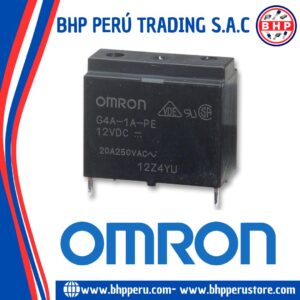 G4A-1A-PE-DC12 OMRON RELAY USO GENERAL SPST 12VDC. 20A/250VAC. 4-PIN