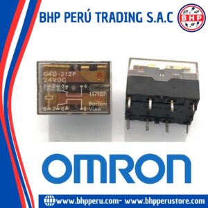 G4D-212P-US-TV2-24VDC OMRON RELAY DPDT COMPACTO 24VDC. 5A/250VCA/28VCC. 8 PINES