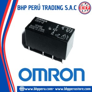 G5V-2-DC12 OMRON RELAY DE BAJA SEÑAL DPDT 12VDC, PCB 8 PINES