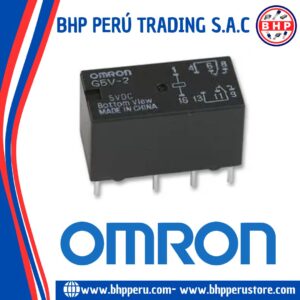 G5V-2-DC5 OMRON RELAY DE BAJA SEÑAL DPDT 5VDC, PCB 8 PINES