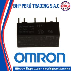 G6AK-274P-ST-US-DC24 OMRON MICRO RELAY SEÑAL BAJA PCB 24VDC, 2A/250VAC. 10 PINES