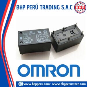 G6B-2014P-FD-US-DC24 OMRON RELAY USO GENERAL DPST 24VDC. 5A/250VCA 6-PINES