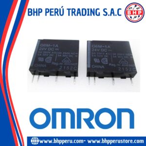 G6M-1A-DC24 OMRON RELAY USO GENERAL SPST 24VDC, 3A/250V. 4 PINES
