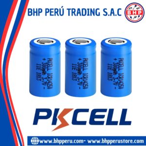 ICR14250 PKCELL BATERÍA RECARGABLE  LI-ION 3.7V 300MA  14X25MM