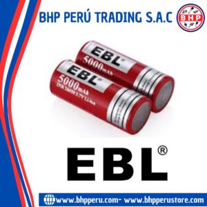 INR26650 EBL BATERÍA RECARGABLE LI-ION 3.7V. 5000MAH. (50A)