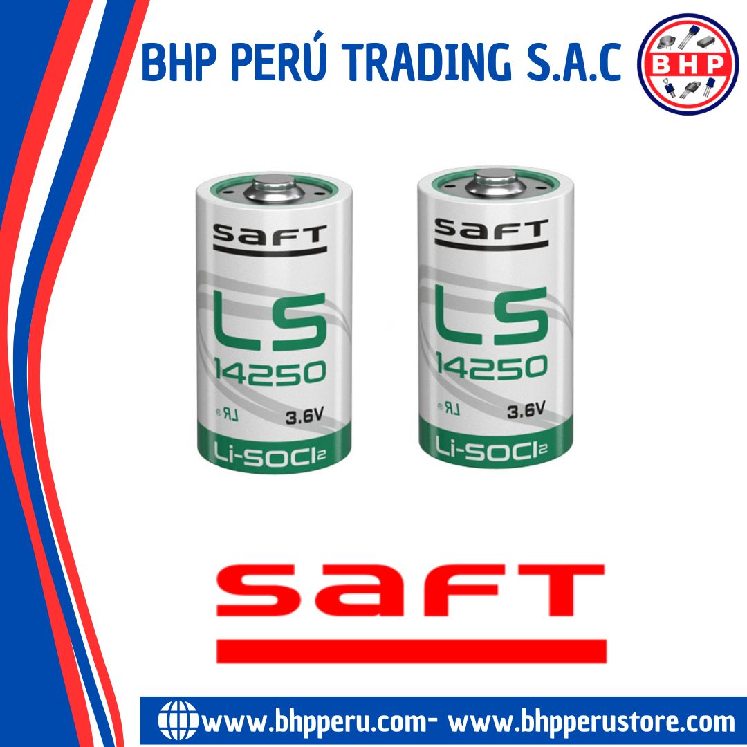 Lot Of 10 SAFT LS 14250 1/2 AA 3.6V Lithium Batteries – Li-SOCI2, 1200mAh