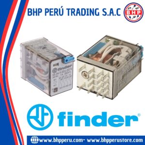55.34.9.024.0074 FINDER RELAY 4-PDT 24VDC. 7A/250VAC. 14 PINES – RELES