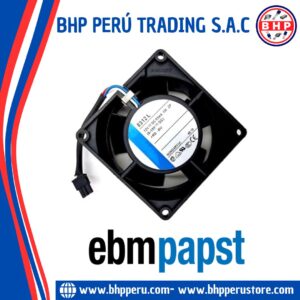8312L EBM-PAPST VENTILADOR AXIAL DE 12VDC, 80MM X 32MM. 18.8CFM