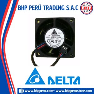 AFB0624HH-AR00 DELTA ELECTRONICS VENTILADOR AXIAL 24VDC, 0.14A 60X60X25MM. 3 CABLES