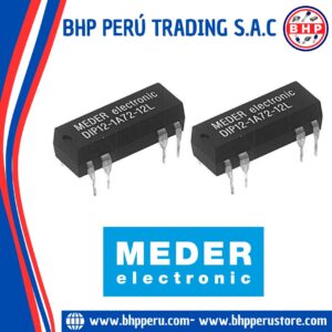 DIP12-1A72-12L MEDER ELECTRONICS  RELAY REED SPST 1A 12VDC. DIP-8