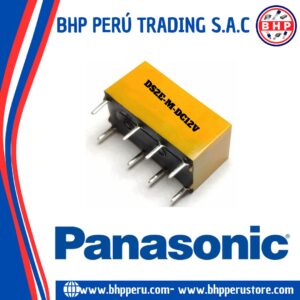 DS2E-M-DC12V PANASONIC RELAY GENERAL PURPOSE DPDT 2A 12VDC 8 PINES
