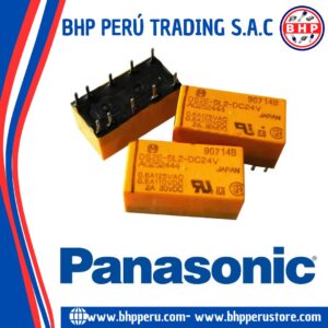 DS2E-SL2-DC24V PANASONIC RELAY GENERAL PURPOSE DPDT 24V - 2A