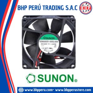 EE80202S1-000U-A99 SUNON VENTILADOR AXIAL CUADRADO 24VDC, 3300RPM, 36CFM 80X80X20MM