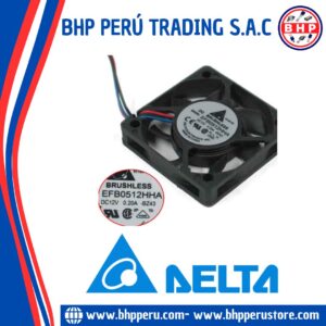 EFB0512HHA-BZ43  DELTA ELECTRONICS VENTILADOR AXIAL 12VDC, 0.20A 50X50X10MM