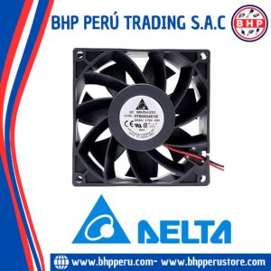 FFB0924EHE DELTA ELECTRONICS VENTILADOR AXIAL 24VDC, 0.75A 92X92X38MM. 2 CABLES