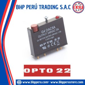 G4OAC5A OPTO 22 RELAY  MÓDULO DE SALIDA CA 240VAC, 5VDC 3A 4-PINES