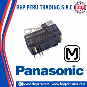 HB1-DC24V MATSUSHITA / PANASONIC RELAY SIGNAL 24VDC, 1.6KOHM, 2ADC/1AAC, SPDT. 5-PINES