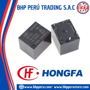 HF-3FF/024-1ZS HONGFA RELÉ SPDT 24VDC, 10A/277VAC.  PCB DE 5 PINES