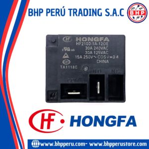 HF2100-1A-12DE HONGFA RELAY  HIGH POWER  PCB MOUNT SPST 12VDC, 30A / 250V