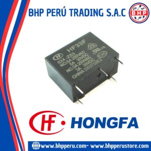 HF33F/024-ZS3 HONGFA RELAY ELECTROMAGNÉTICO  SPDT 24VDC, 5A/250VAC. 5-PINES