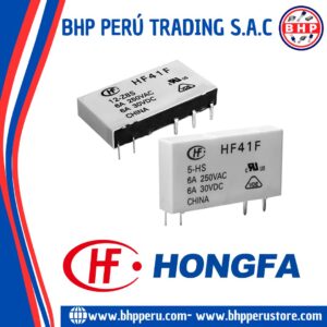 HF41F/012-ZT HONGFA RELAY ELECTROMAGNÉTICO SPDT 12VDC. 6A/250VCA. 5 PINES
