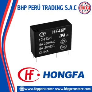 HF46F/012-HS1  HONGFA RELAY  POWER  12VDC 5A 4-PINES