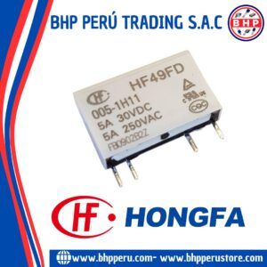 HF49FD/005-1H11 HONGFA RELAY HIGH POWER SPST 5VDC, 5A/250V PCB MOUNT