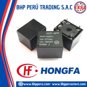 JQC-3FF/024-1ZS(551) HONGFA RELAY  SPDT 24VDC, 5A. PCB 5PINES