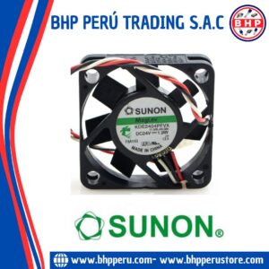KDE2404PFVX SUNON VENTILADOR AXIAL 24VDC, 1.9W. 40X40X10MM. 3-CABLES
