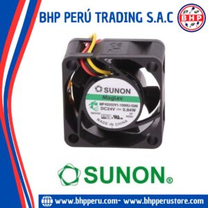 MF40202V1-1000U-G99 SUNON VENTILADOR AXIAL DE 24VDC, 40MM X 20MM. 0.84W 3-CABLES