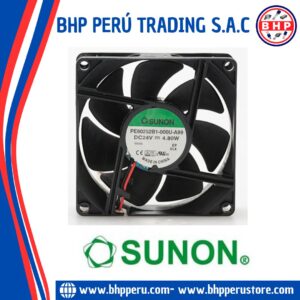 PE80252B1-000U-A99 SUNON VENTILADOR AXIAL DE 24VDC, 4.80W. 80X80X25MM