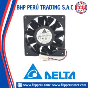 PFB1224UHE-6L14 DELTA ELECTRONICS VENTILADOR AXIAL 24VDC, 2.40A. 120X38MM. 48W. 3-CABLES
