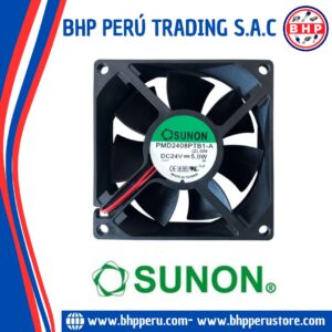 PMD2408PTB1-A SUNON VENTILADOR AXIAL DE 24VDC, 5.0W 80X80X25MM