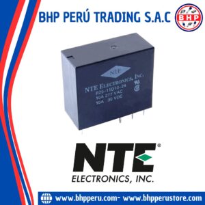 R25-11D10-24 NTE ELECTRONICS RELAY PC BOARD MOUNT DPDT, 24VDC. 10A-30/277VAC