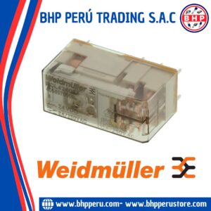 RCL424024 WEIDMULLER RELAY GENERAL PURPOSE DPDT 24VDC, 8A/250V. 6-PINES