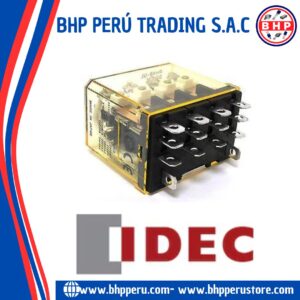 RH4B-UL-DC24V IDEC   RELAY PLUG-IN 4-PDT 24VDC. 10A/250VAC CON INDICADOR LED