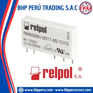RM699BV-3011-85-1012 RELPOL RELAY ELECTROMAGNÉTICO  12VDC. 5 PINES