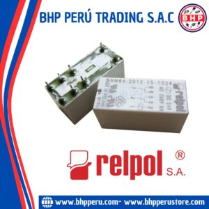 RM84-2012-25-1024 RELPOL RELAY GENERAL PURPOSE DPDT 8A 24VDC. 8 PINES
