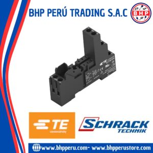 RT78726  TE CONNECTIVITY / SCHRACK  RELAY SOCKET 8 POSITION DIN RAIL