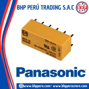 S2-24V PANASONIC  RELAY DPST-NO/DPST-NC 24VDC, 4A/250V. 12 PINES
