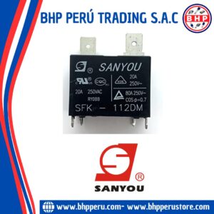 SFK-112DM SANYOU RELAY AIR CONDITIONING 12VDC. 20A/250VC. 4-PINES