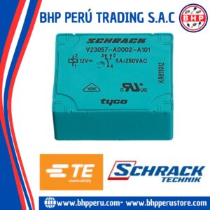 V23057-A0002-A101  TE / SCHRACK RELAY GENERAL  SPDT 12VDC, 5A/250VAC. 5-PINES PCB