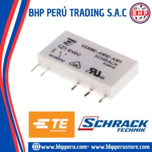 V23092-A1012-A301 TE CONNECTIVITY / SCHRACK RELAY GENERAL  SPST 12VDC, 6A/250VAC. 5-PINES
