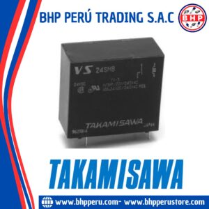 VS-24SMB  TAKAMISAWA RELAY GENERAL PURPOSE SPST 24VDC 10A/250VAC. 4-PINES